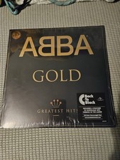 ABBA Gold Greatest Hits Black Vinyl LP x2 40th Anniversary SEALED  RSPCA NW Lond