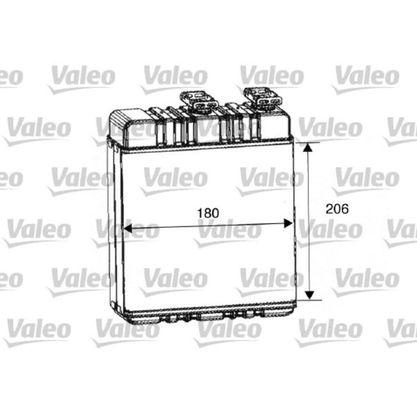 WäRmetauscher Innenraumheizung Valeo 812222 FüR Opel Astra G CC Zafira B-image