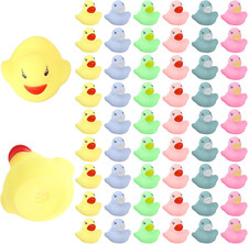 300 Pcs Mini Rubber Ducks Bulk Colorful Duckies Set Tiny Shower Rubber Bath Toy