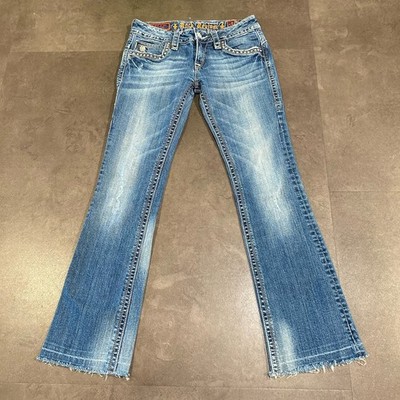 Rock Revival Adele Women's Blue Medium Wash Bootcut Jeans Tagged 29 Y2K 00s