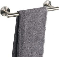 Modern Brushed Nickel Towel Bar Rail Stainless Steel Wall Mounted Bathroom Hang