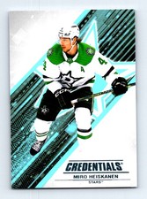 #4 2024-25 Upper Deck Credentials  Miro Heiskanen Dallas Stars
