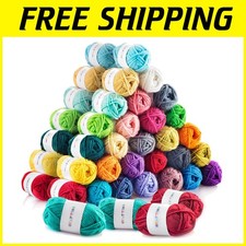 Durable Mini Yarn Skeins - Beginner Crochet Knit Set