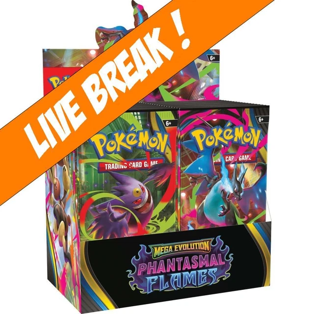 [ Live Break ] Phantasmal Flames - Pokemon TCG: Mega Evolution ME02 Booster Box.