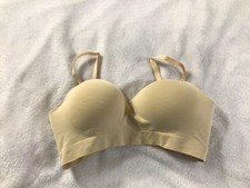 Truekind Supportive Comfort Wireless Shaping Bra LARGE chai 10210 TAGLESS.