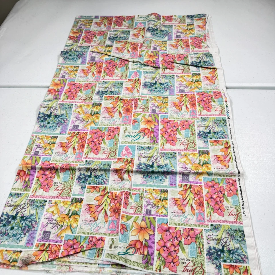 复古弹簧创意织物花卉贴花 Master 52796 42x72 2 码 — 第 2/4 张图片