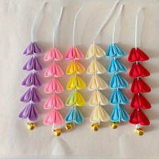 1PC Japanisch Cherry Blossom Glocke Quaste Anhänger Zubehör Handwerk Petal Dekor
