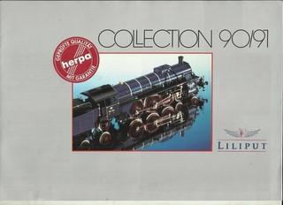Katalog Liliput 1990/91 Modelleisenbahnen Zubehör HO 1:87