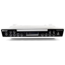 Under Counter CD Player Bluetooth Radio Silver Compact Space Saving