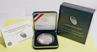 2014-P U.S. Mint Baseball +5 HOF Uncirculated Curved Silver Lowest Minted $1 OGP — photo 1