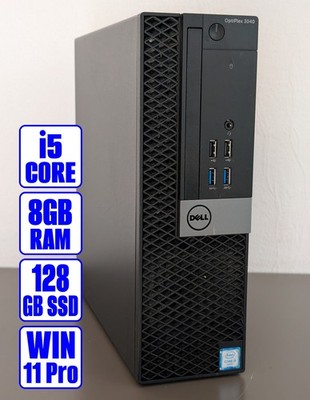 PC Dell OptiPlex 3040 Core i5-6500 3.60GHz, 8GB RAM, 128GB SSD, Rechn/MwSt.