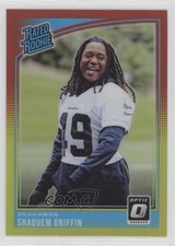 2018 Donruss Optic Rated Rookie Red & Yellow Prizm Shaquem Griffin #196 8d2