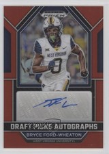 2023 Panini Prizm Draft Picks Red 56/199 Bryce Ford-Wheaton #DPA-DFW Auto 1bi0