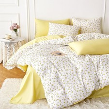 - Floral Comforter Set, Coquette Cottagecore Aesthetic Cute Flower Pattern fo...