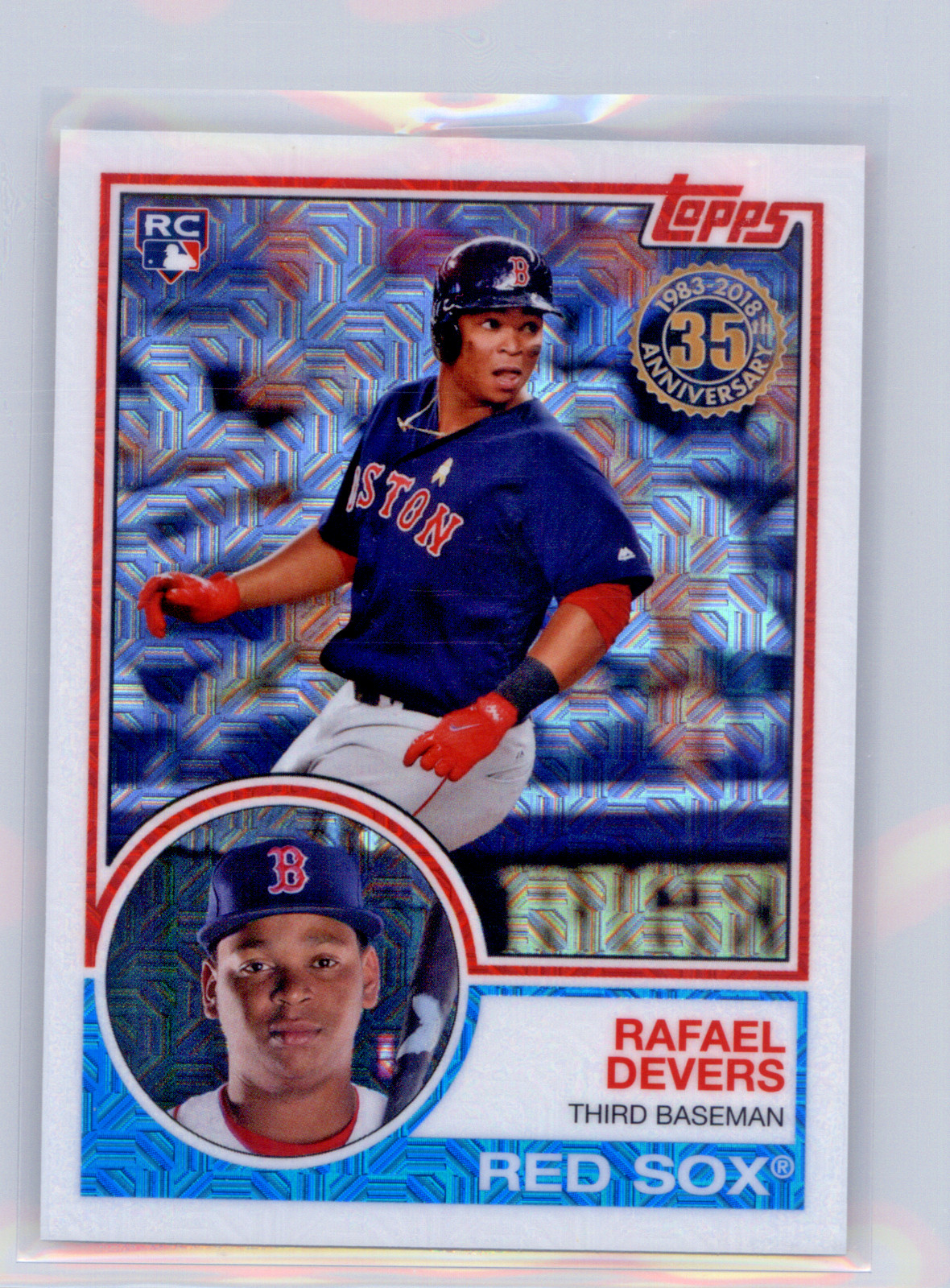 2018 Topps - Silver Pack 1983 Topps Design Chrome Series 1 Rafael Devers #20...