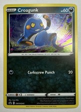 Croagunk SWSH245 Holo Black Star Promo Pokémon Lost Origin NM