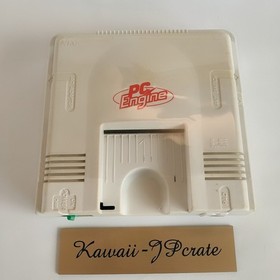 NEC PC Engine Console White Controller AV Cable Japan Tested