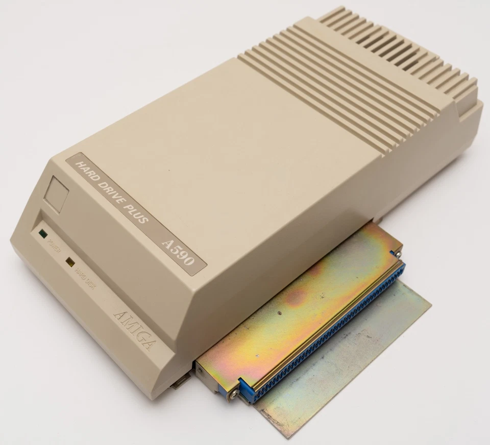 COMMODORE AMIGA A590 SCSI/XT-IDE Hard Disk Controller + RAM Expansion WORKING