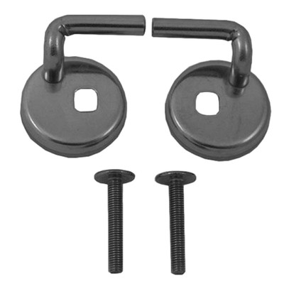 Duravit 0061091000 Hinges (Pair) for Toilet Seat and Cover Caro - Stainless