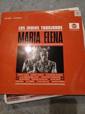 Los Indios Tabajaras - Maria Elena (VG/EX) Mono World German Import Vinyl LP