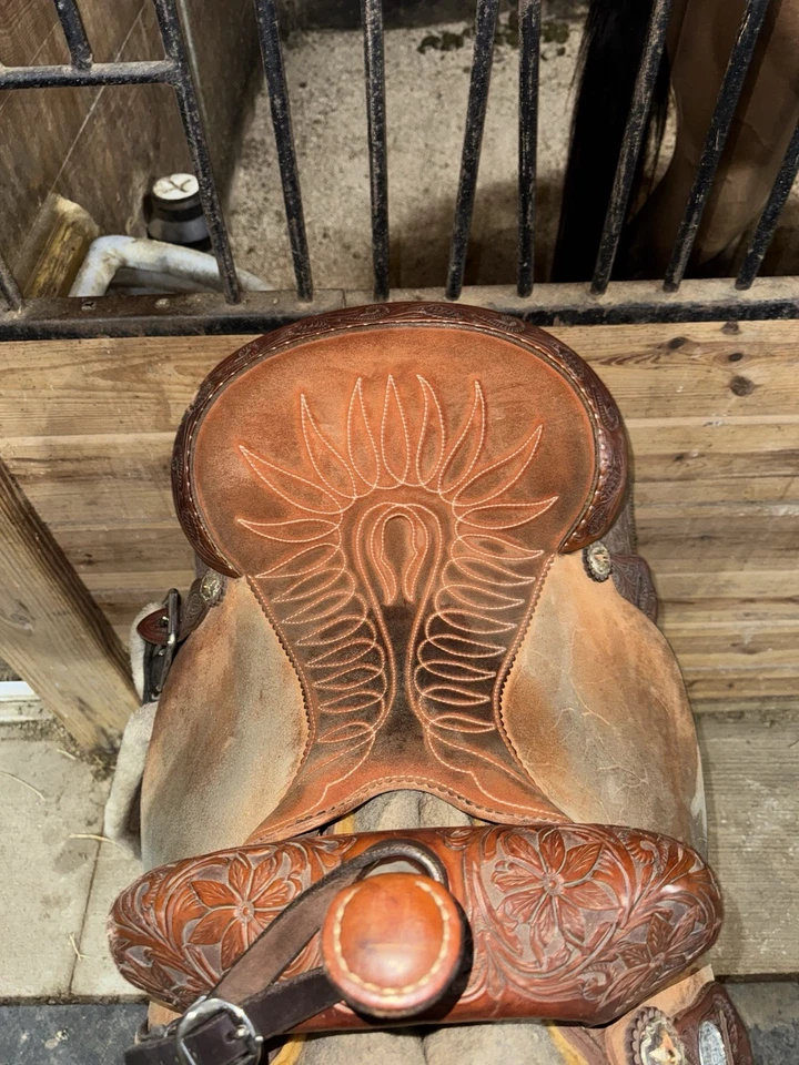 15in Martin Stingray Barrel Racing Saddle - Image 3 of 4