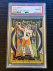 2024 Panini Select - Concourse Bo Nix #30 Black & Gold Shock Prizm (RC) PSA 10