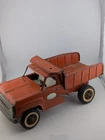 Vintage Tonka Pressed Steel Dump Truck - Orange 13190- Made in Canada 1970s
