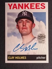 2023 Topps Archives - Clay Holmes Auto 1964 Fan Favorite #64FF-CH AU NY Yankees