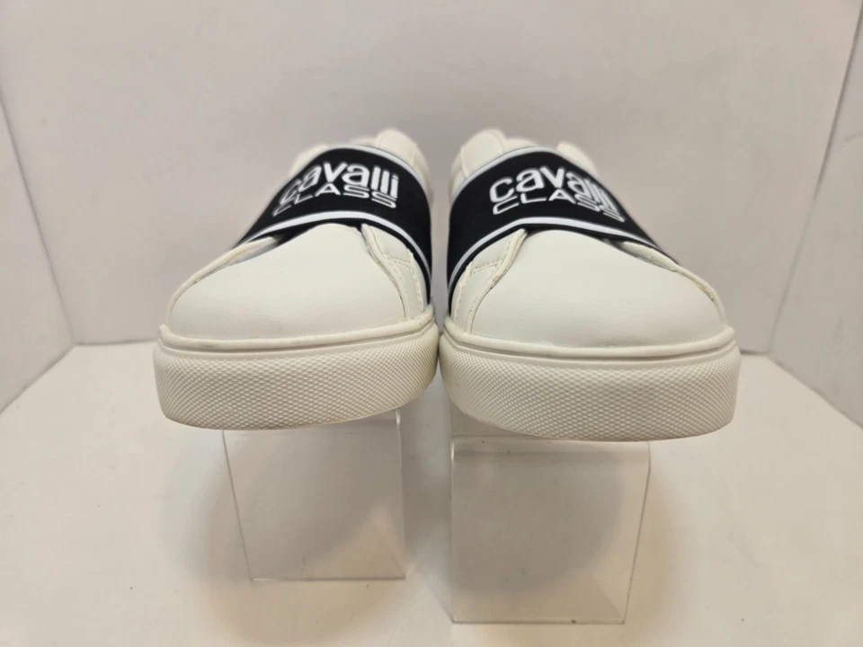 Women's Cavalli Class Logo Strap Faux Leather Tennis Shoe US 8 M / 38 EUR - Image 3 of 4