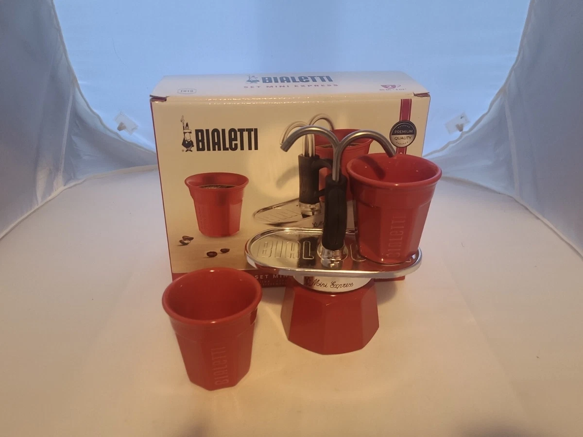 Bialetti Moka Express 2-Cup Mini Stovetop Espresso Maker - Red