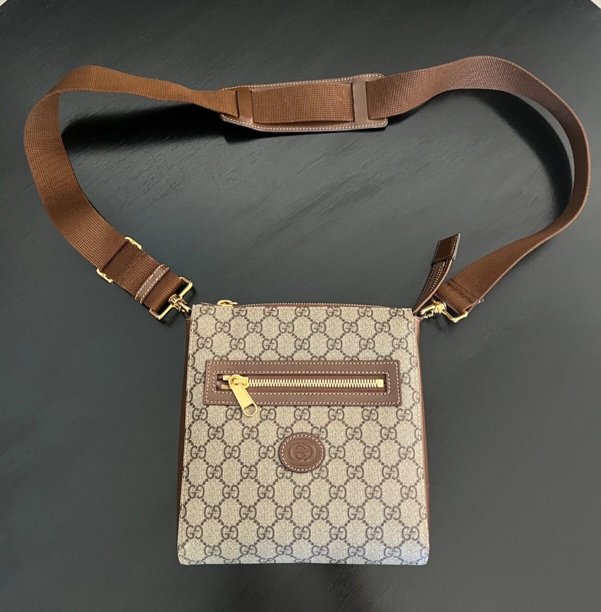 Sac bandoulière Gucci GG Supreme Messenger Bag   RARE