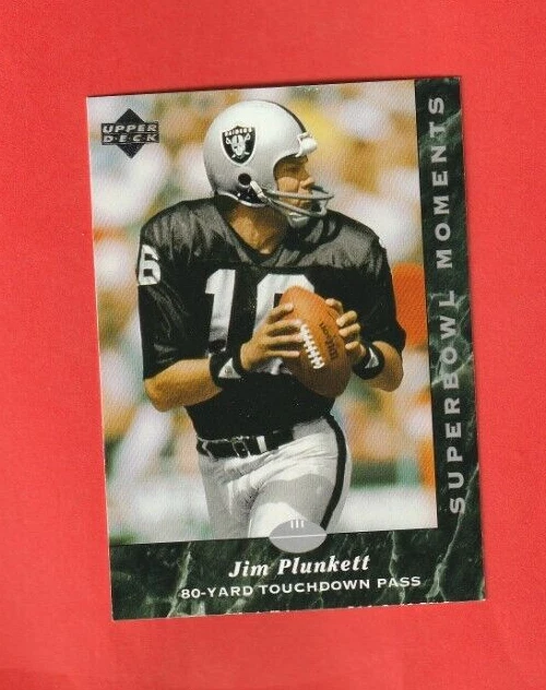 1993 Upper Deck NFL Experience #6 Jim Plunkett OAKLAND RAIDERS