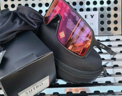 New Oakley SUTRO 9406-0837 Sunglasses Matte Black w/Prizm Road