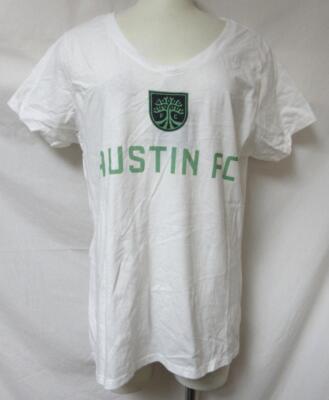 Austin F.C. Women's Size Large V-Neck T-Shirt C1 4587
