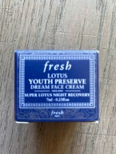 Fresh Lotus Youth Preserve Dream Face Cream  0.23 oz NIB
