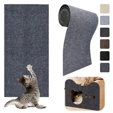 Climbing Cat Scratching Mat Trimmable Self-Adhesive Cat Scratcher Carpet Pads