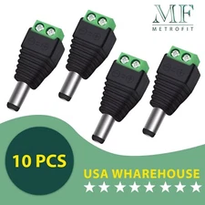 Low Voltage Power Male DC Connector Screw Terminal Solderless Adapter