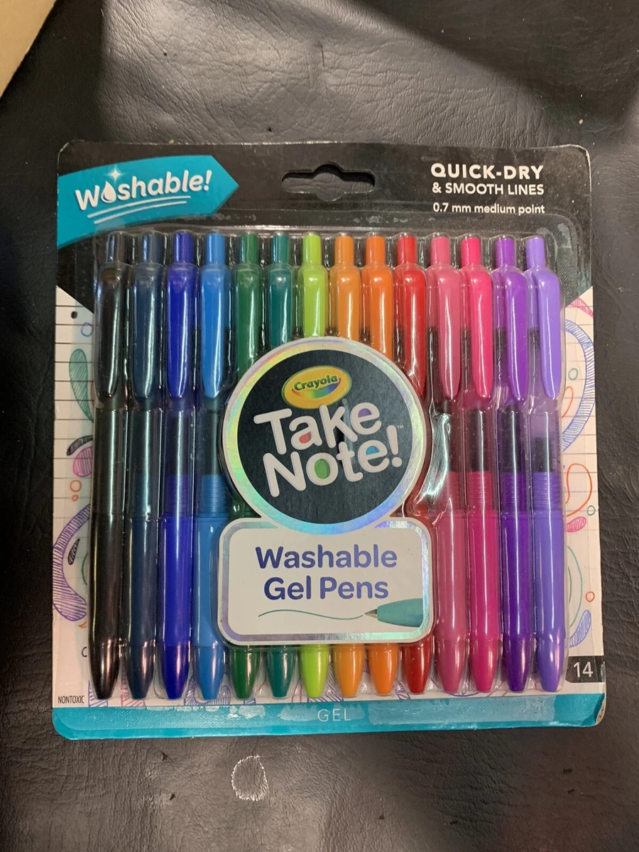 Crayola Take Note! Washable Gel Pens (14 Count)