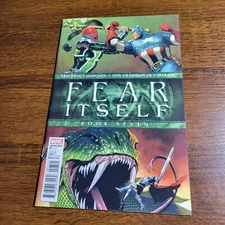 Fear Itself #7. 1st cameo appearance Nick Jury Jr. Marcus Johnson. Marvel Comics