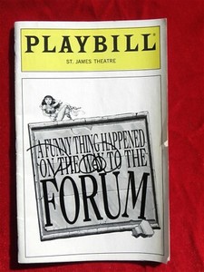FUNNY THING FORUM DAVID ALAN GRIER SIGNED PLAYBILL
