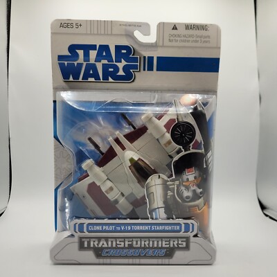 Star Wars Transformers Crossovers Clone Pilot To V-19 Torrent Starfighter (2008)
