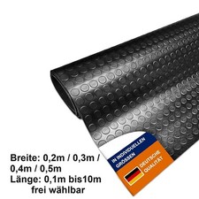 Noppenmatte 3mm Gummimatte Bodenmatte Breite 20cm bis 50cm wählbar