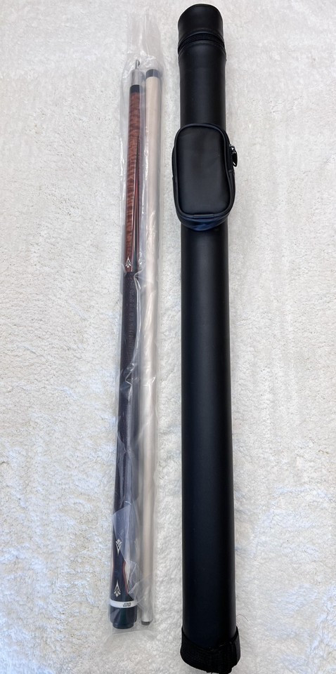 Joss 20-62 Pool Cue - 6 Solid Black Points - 58" Two-Piece - Includes Free Hard Case
