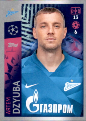 Champions League 19 20 Stickers 496 Artem Dzyuba FC Zenit St Petersburg