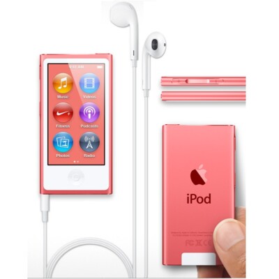 Latest Apple iPod nano 7th Generation Pink (16 GB) MP3 Player