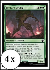 MTG - 4 x Orchard Strider - Playset 4x x4 - Lord of the Rings Commander - LOTR