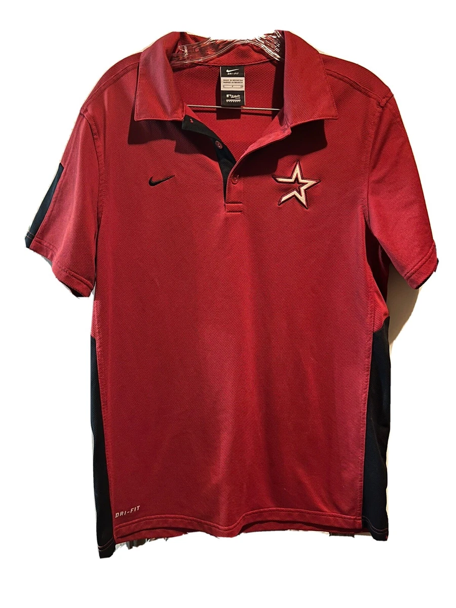 astros dri fit polo