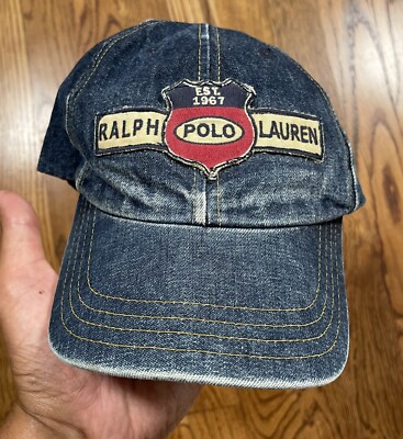 90s Polo sport ralph lauren denim cap