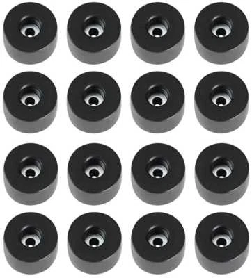 16 Gummifüße 38x25 stahlverstärkt Adam Hall 4911 Gummifuß Gerätefüße Gehäusefüße