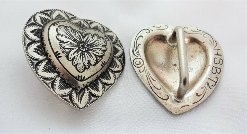 Nuevo Par Jeremiah Watt Floral Tornillo De Madera Concho